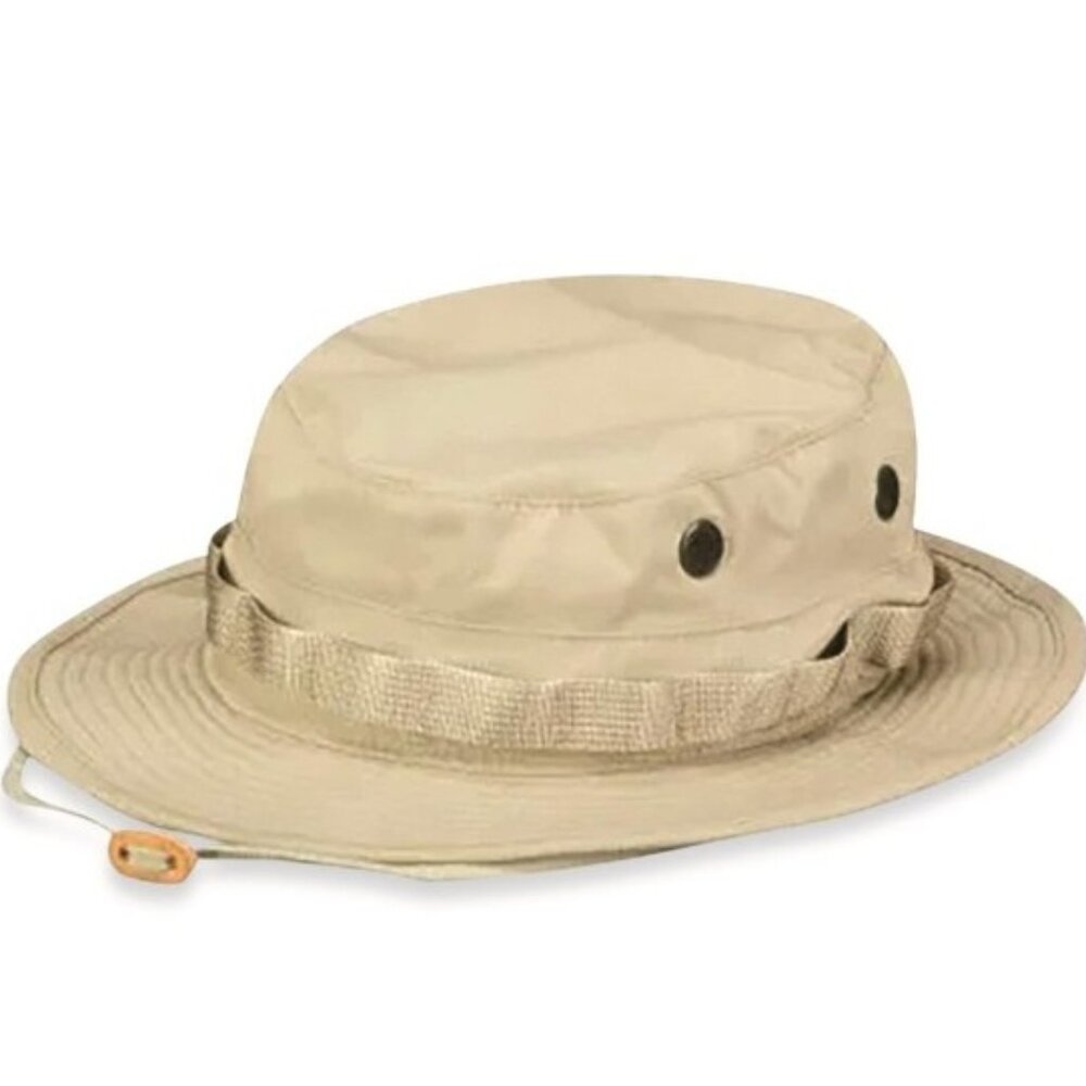 Propper® Cotton Ripstop Boonie Hat, Sizes 7 1/2 (Medium) and 7 3/4 (Large) Kahki